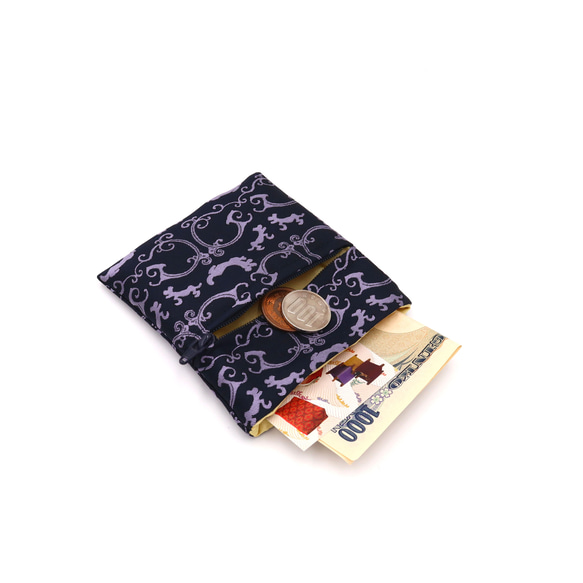 京の錦織　光峯錦織工房　干支の柄を楽しむ　寅年　虎の柄　ポケット財布　タイガー錦 3枚目の画像