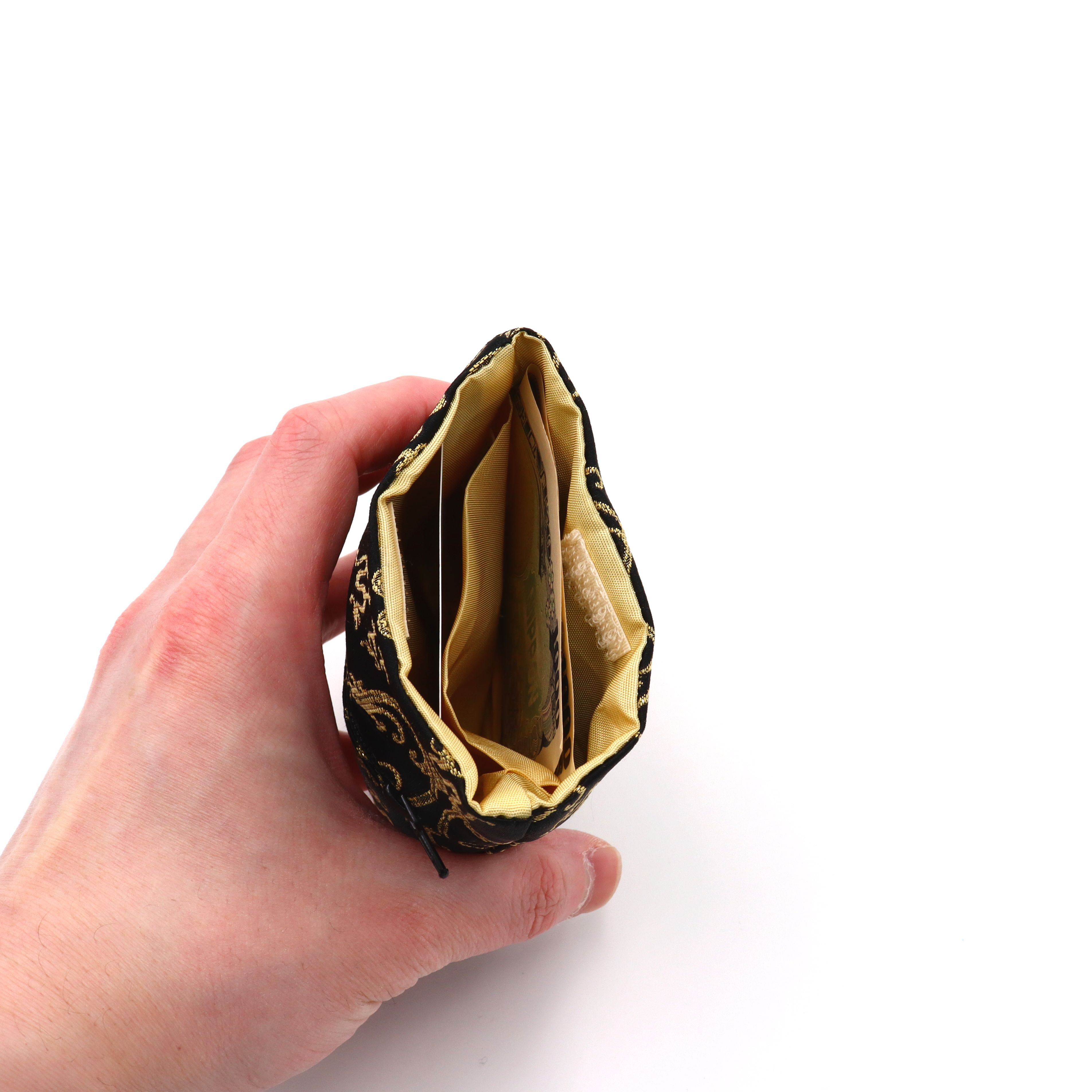 京の錦織　光峯錦織工房　日本の文様を楽しむ　龍の柄　ドラゴン　ポケット財布