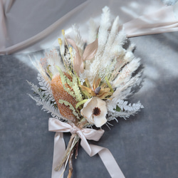 バンクシア&ココフラワーwhite natural bouquet 7枚目の画像