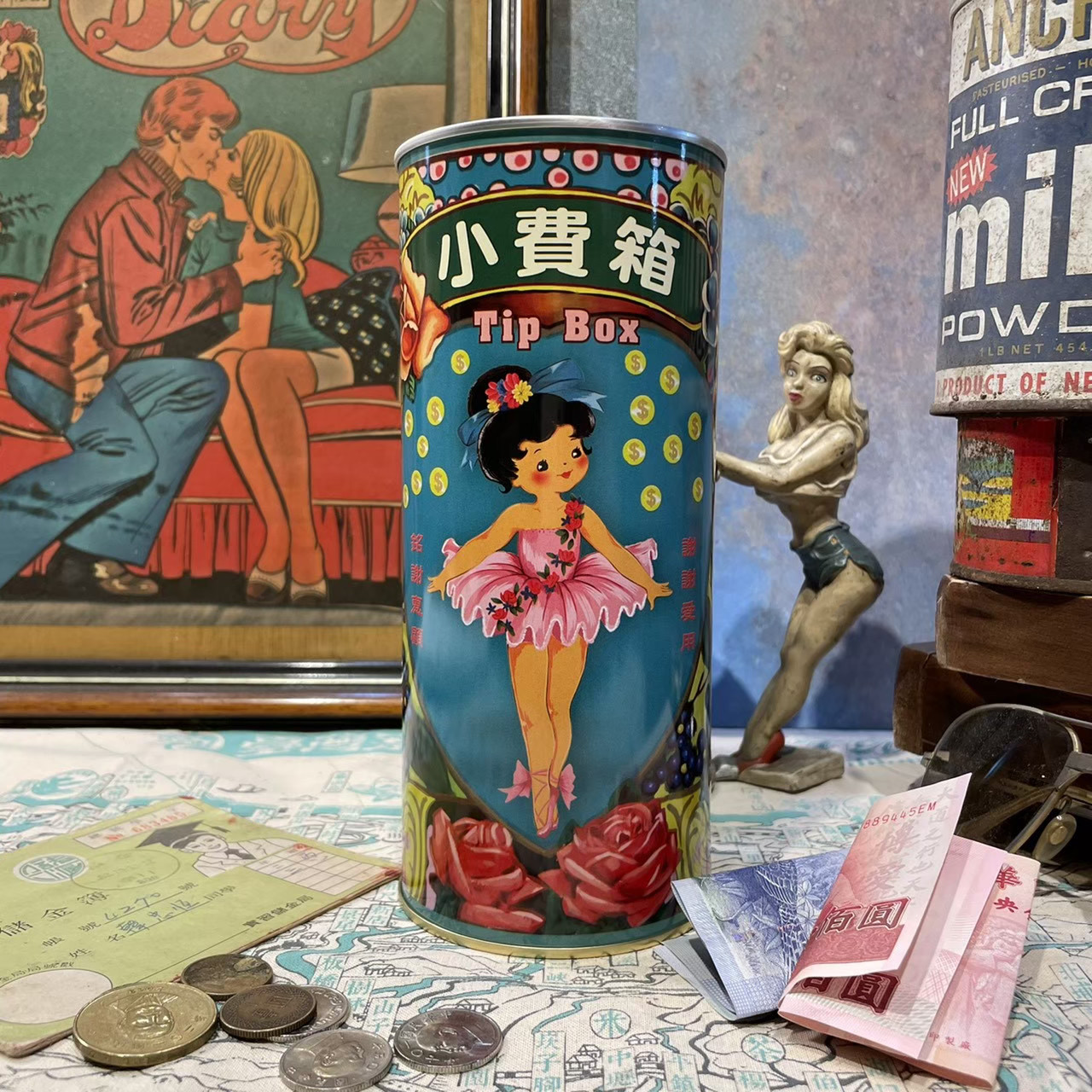 Tang Lips 貯金箱 タング 1980’s ビンテージ リップス
