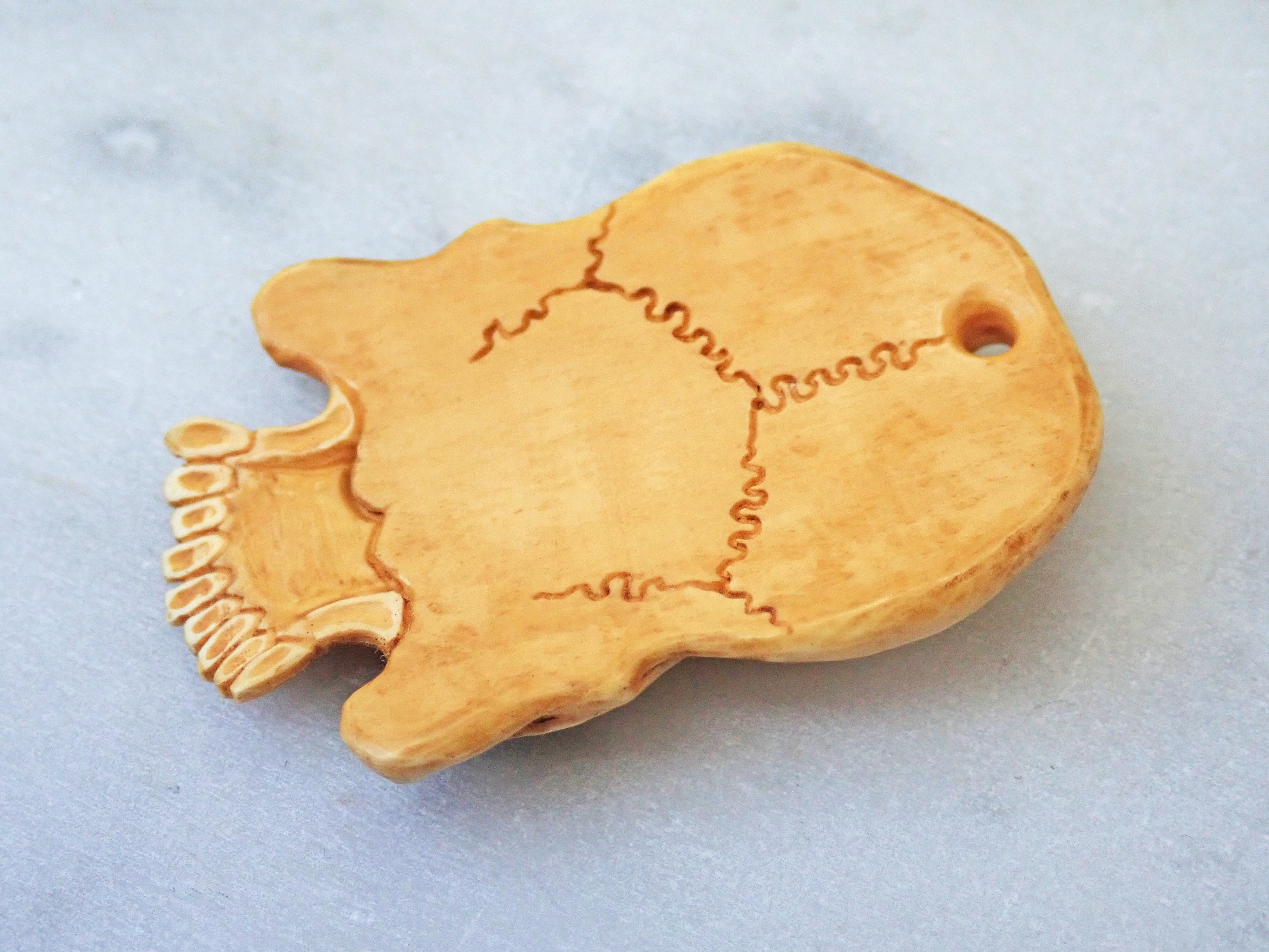 【店主コレクション放出品2】髑髏ペンダント 牙製 野晒 髑髏 骷髅 骸骨 skull netsuke スカル 根付 【店主コレクション放出品2】髑髏ペンダント 牙製 野晒 髑髏 骷髅 骸骨 skull netsuke スカル 根付