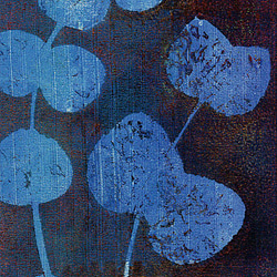 【ポストカード】５枚セット ボタニカル フラワーアート 抽象 アクリル画 5枚目の画像