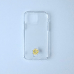 レモン　lemon/mplant　スマホケース　iPhoneケース　クリアケース　ソフトケース シンプル 2枚目の画像