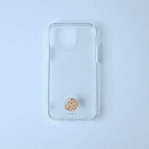 クッキー　cookie/mplant　スマホケース　iPhoneケース　クリアケース　ソフトケース シンプル 2枚目の画像