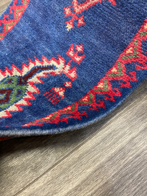 あがりかまちにも良い　手織り絨毯　アフガン　ガズニウール　27cmx91cm 7枚目の画像