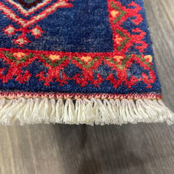 あがりかまちにも良い　手織り絨毯　アフガン　ガズニウール　27cmx91cm 10枚目の画像