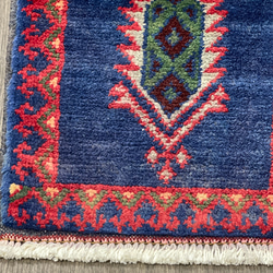 あがりかまちにも良い　手織り絨毯　アフガン　ガズニウール　27cmx91cm 8枚目の画像