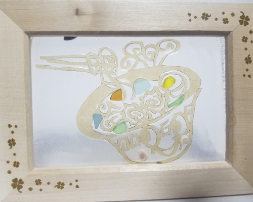 シーグラスアートhirokopon no.79 シーグラスアートhirokopon no.79
