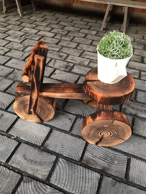 木のオブジェ 切り株 置物 インテリア 【公式通販】