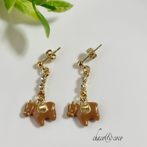 干支⭐︎馬チャーム⭐︎ピアス/イヤリング イヤリング
