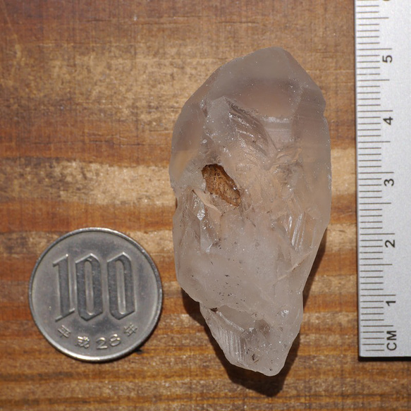 天然石 約33g約51×26mmクォーツ(ブラジル産)天然水晶ポイント結晶原石クリスタル鉱物[bq-220517-02] 19枚目の画像