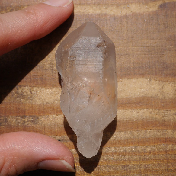 天然石 約33g約51×26mmクォーツ(ブラジル産)天然水晶ポイント結晶原石クリスタル鉱物[bq-220517-02] 18枚目の画像