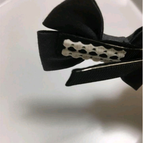 リバティ チュール リボン パッチンピン ヘアクリップ パッチンピン チュール フランス生地 リバティ