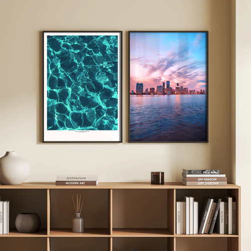 絵画 アートポスター アートパネル 海 現代アート 壁掛け お洒落 インテリア Amazon.co.jp: Lift Gatherアートパネル 完成品 インテリア 海