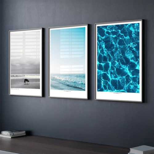 モダン 海 写真 アート インテリア ポスター】【高級印刷紙 アート