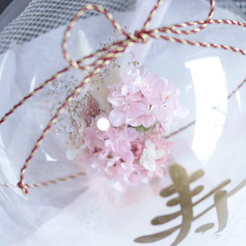 和風ウェルカムバルーンフラワー～桜～＊ウェルカムスペース・結婚