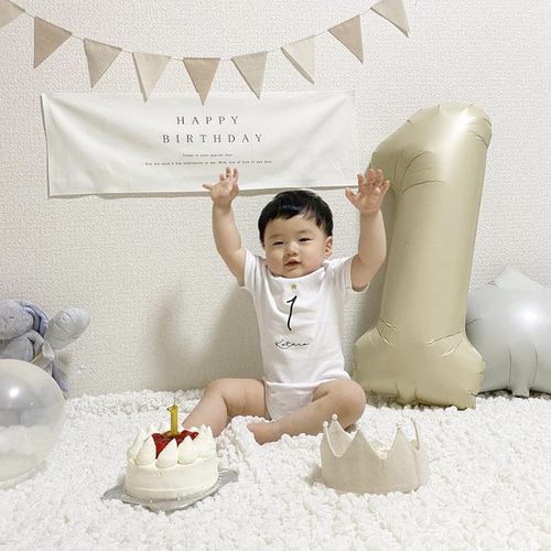 バースデー仕様＊家族Tシャツ3枚セット mom/dad/数字 名入れ