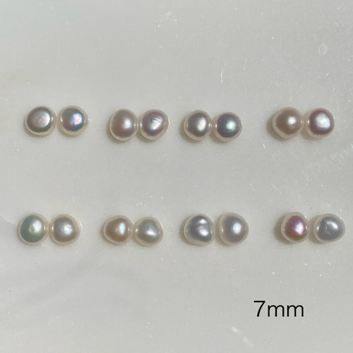 無穴✨ルースパール新入荷✨1粒バロックパール✨7mm バロック 無穴✨ルースパール新入荷✨1粒バロックパール✨7mm バロック