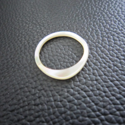 夜光貝指輪　１３号Ｌ　細いリング⑧ 3枚目の画像