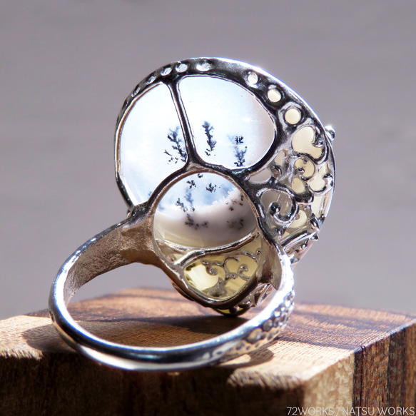 デンドリティックオパールリング / Dendritic Opal Ring 6枚目の画像