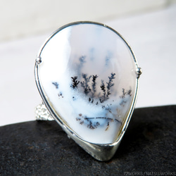 デンドリティックオパールリング / Dendritic Opal Ring 4枚目の画像