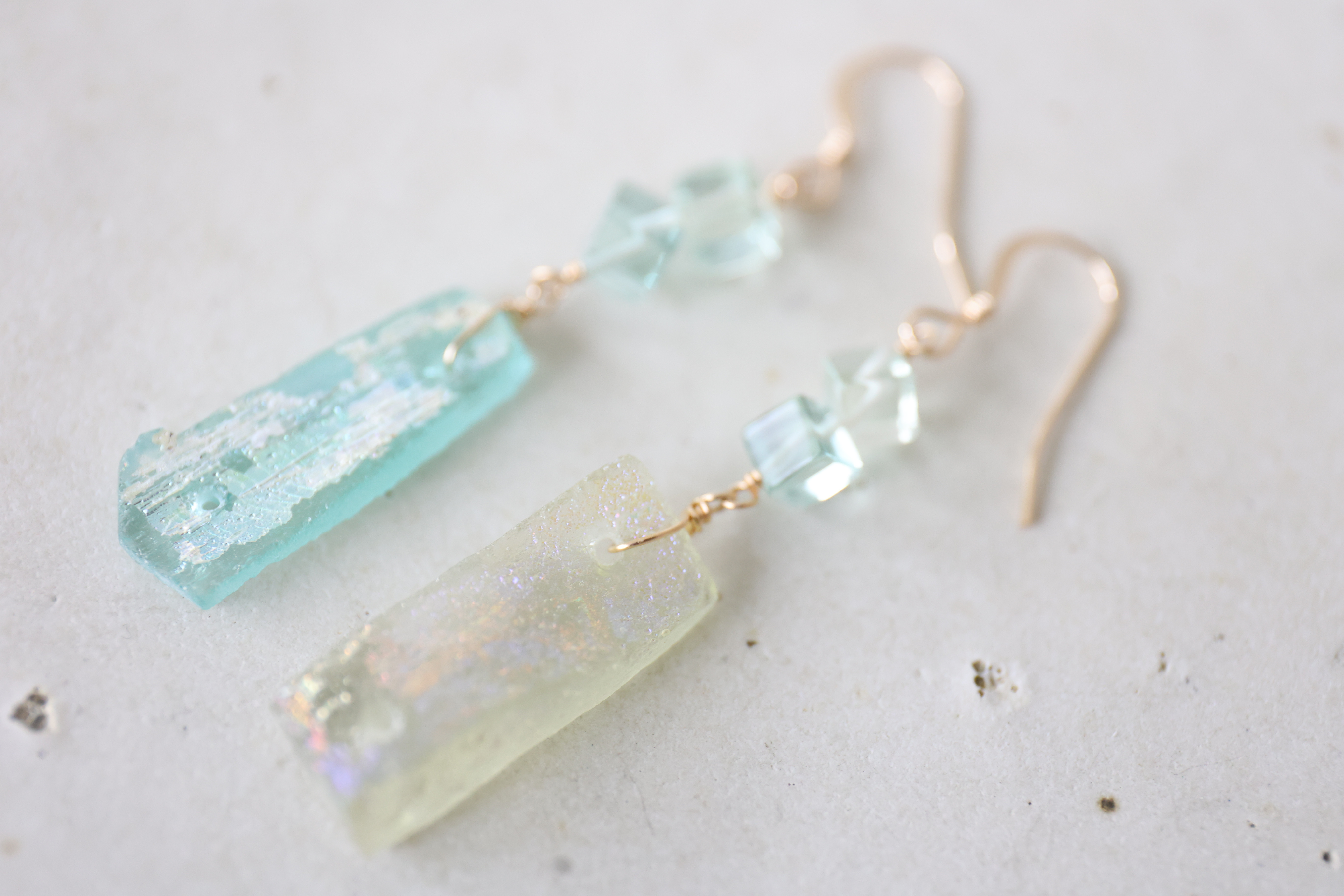 14KGF roman glass pierce [kgf5008]