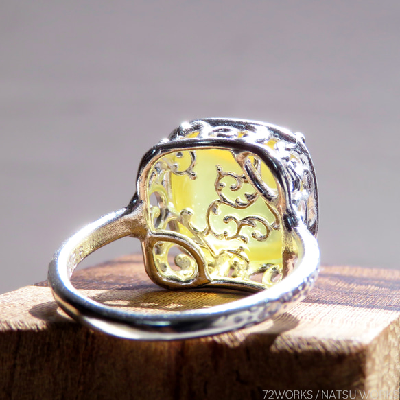 イエローオパール リング / Yellow Opal Ring 2枚目の画像