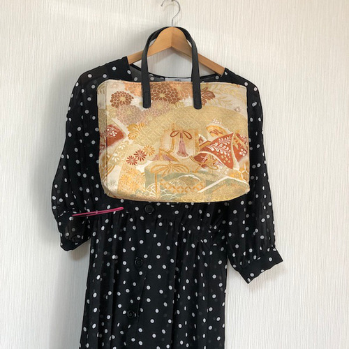 アンズルーム☆ハンドメイド☆ちょっと豪華な トートバッグ