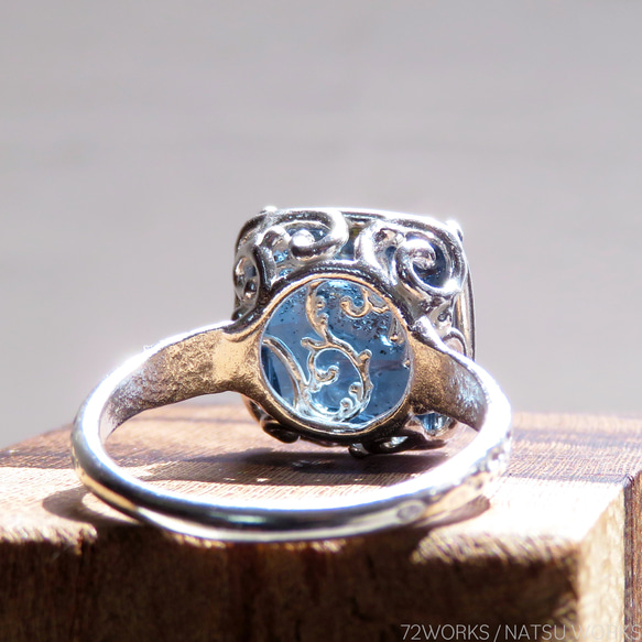 モス カイヤナイト リング / Moss Kyanite Ring rc 6枚目の画像