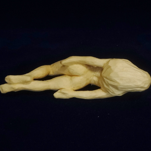 木彫刻 アート『 小さき裸婦 』 トルソ 裸婦 芸術 アート 女性