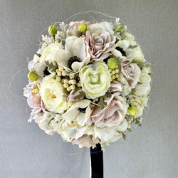 ❁Wedding bouquet❁モノトーンアンティークのブーケ【40517】 4枚目の画像