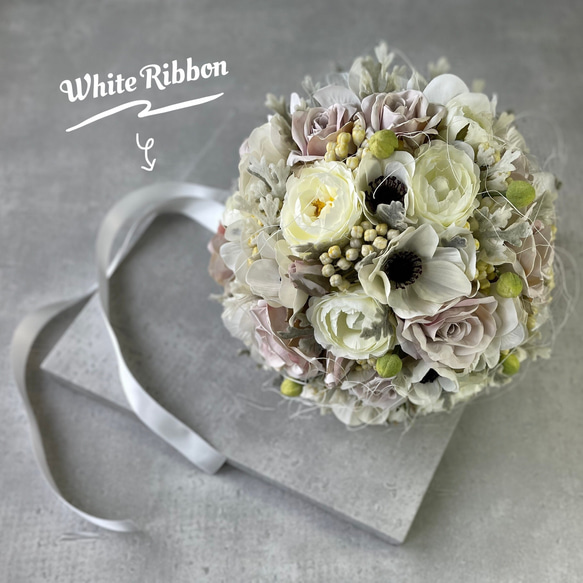 ❁Wedding bouquet❁モノトーンアンティークのブーケ【40517】 15枚目の画像