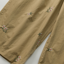 刺繡コットンパンツ# 4色 ゆったり*レディース クロップドパンツ*春夏 13枚目の画像