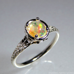 ファイアオパール リング / Fire Opal Ring 4枚目の画像