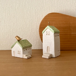 北欧風のミニチュアハウス（２個セット）組合せ自由 6枚目の画像