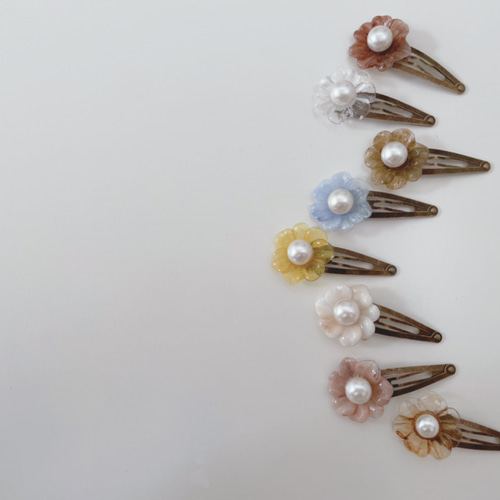 キッズアクセサリー♡ヘアピン♡パッチンピン♡ハンドメイド 
