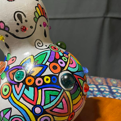 ひょうたんオブジェ《流々No.1》 立体・オブジェ kitatik 通販