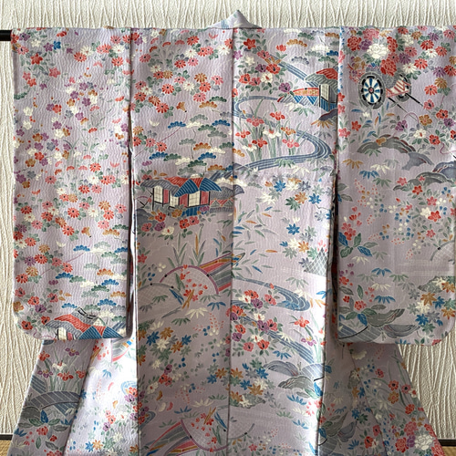 ミニチュア着物 紫地姫柄 ゆらっちページ ミニチュア着物 紫地姫柄