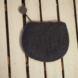 羊毛フェルト コインケース ポーチ 4枚目の画像