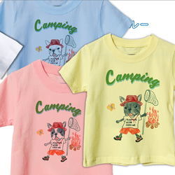 キャンプフレブル キッズ Tシャツ　メッセージ　お出かけ T　親子コーデ　キャンプ　　 4枚目の画像