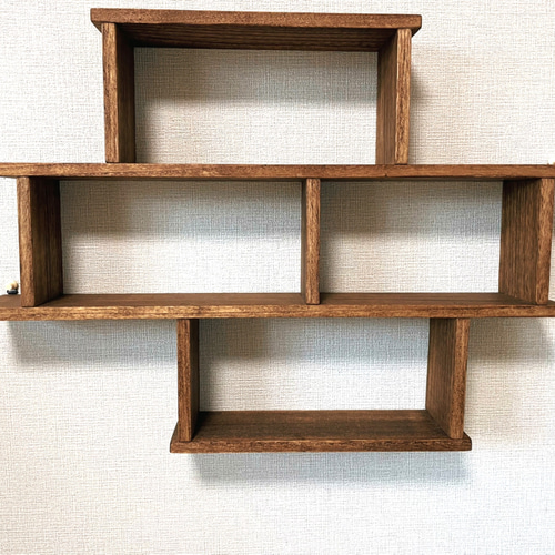 ウォールシェルフ◇壁掛けシェルフ◇飾り棚◇カラー変更可 壁掛け