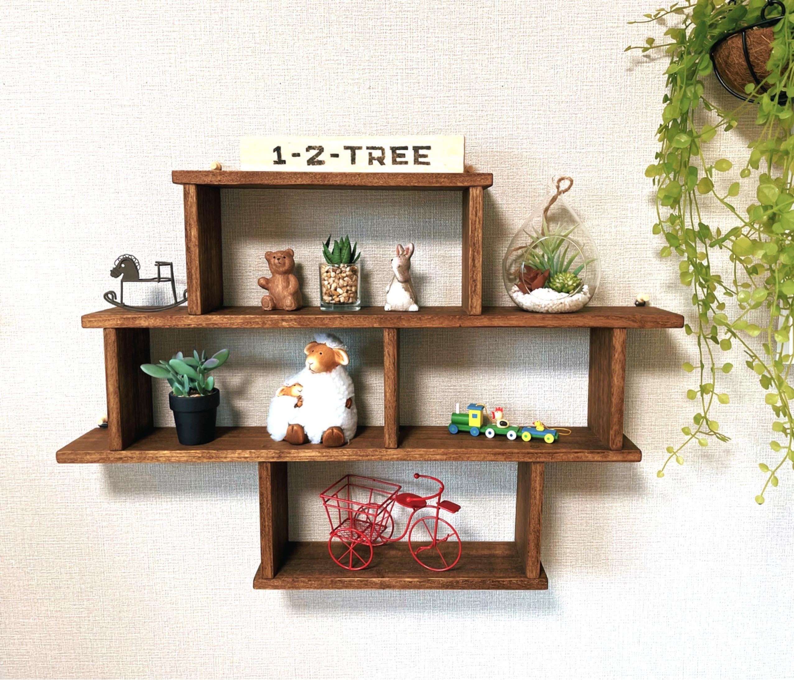 ウォールシェルフ◆壁掛けシェルフ◆飾り棚◆カラー変更可