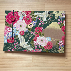 御朱印ホルダー】（大）バンド付 見開き60枚収納 書置き用御朱印