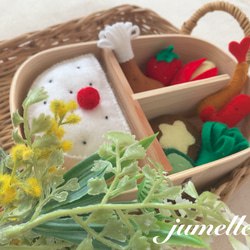 お子さんの大好きなおかずたっぷり弁当｜おままごと｜教育｜モンテッソーリ 1枚目の画像