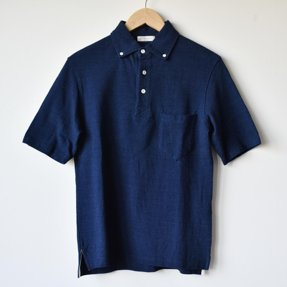 靛藍色 Kanoko 寬 BD Polo 衫 [SOPR202S] 第5張的照片