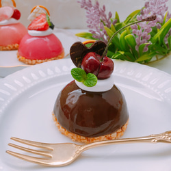 爽やか シトラスタルト バックチャーム フォークチャーム付き ちょっと