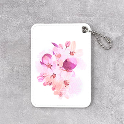 -姫林檎- 花と草木の薄型パスケース 3枚目の画像