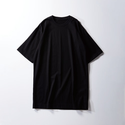 wmg. Cosme repellent long length T-shirt / black 1枚目の画像