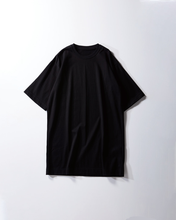 wmg. Cosme repellent long length T-shirt / black 1枚目の画像