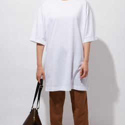 wmg. Cosme repellent long length T-shirt / black 2枚目の画像